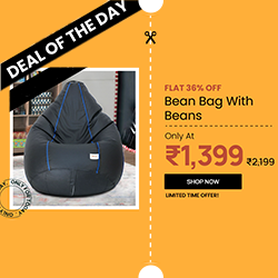Flat 36% off on Bean Bag with Beans — 250 × 250
