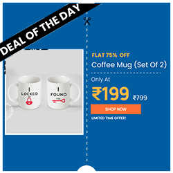 Get 75% off on Brayan 250ml White Set of 2 Ceramic Coffee Mug — 250 × 250