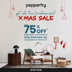 Enjoy up to 75% OFF + 20% Cashback on Furniture & Decor — 250 × 250
