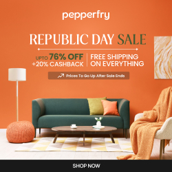 Enjoy up to 76% OFF + 20% Cashback on Furniture & Decor — 250 × 250