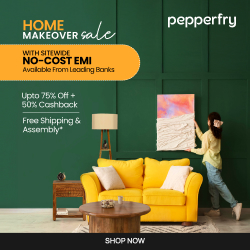 Enjoy up to 75% OFF + 50% Cashback on Furniture & Decor — 250 × 250