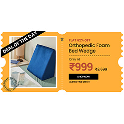 Flat 62% off on Orthopedic Foam Bed Wedge — 250 × 250