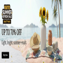 Summer Refresh Sale!! Upto 70% Off Light. bright, summer-ready — 250 × 250