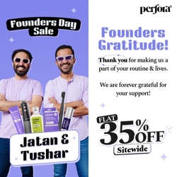 Founders Day Sale!! Flat 35% Off — 250 × 250